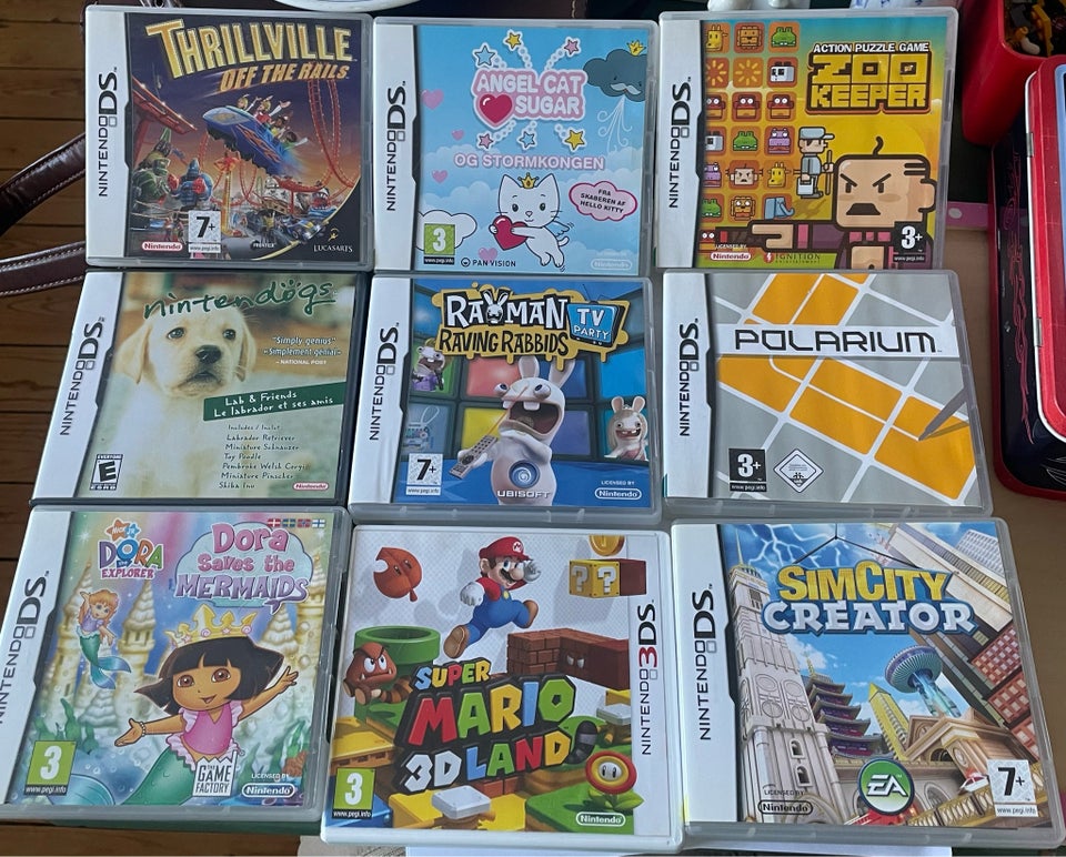 9 blandet spil Nintendo 3DS