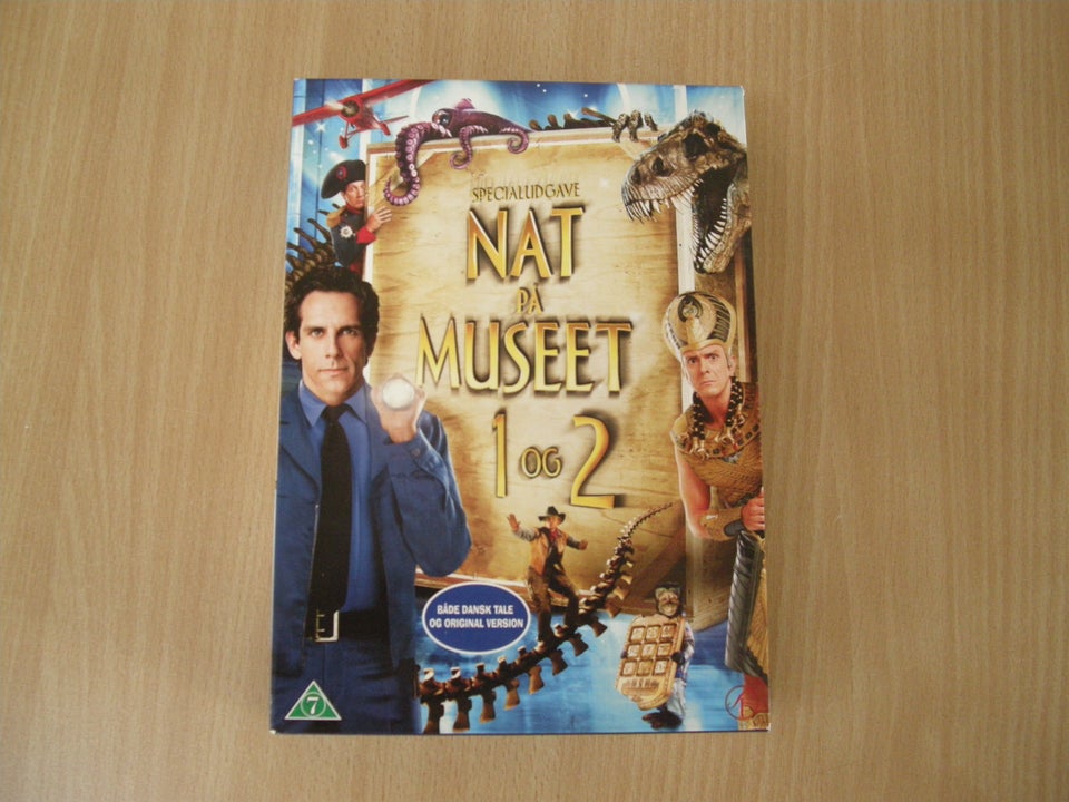 Nat på museet 1 og 2 DVD komedie