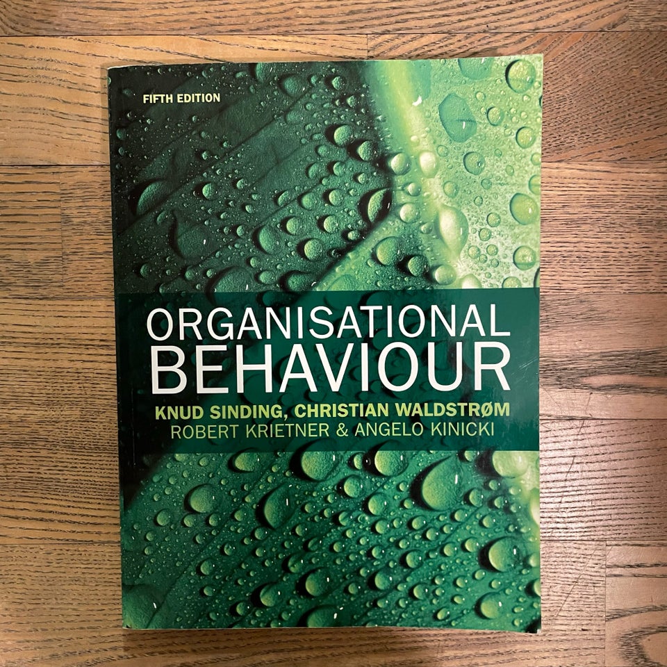 Organisational behavious, Knud