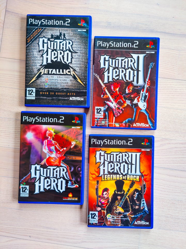 guitar Hero - Lot PS2 rollespil