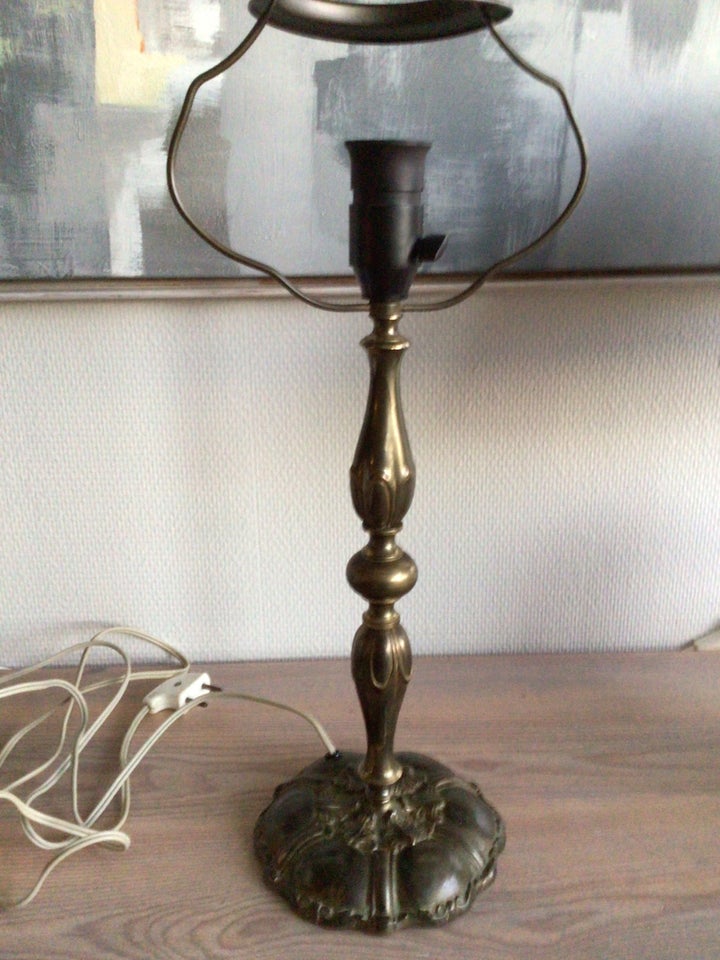 Bronze bordlampe, Bronze, 100 år