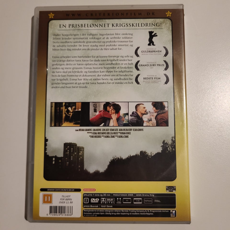 Sarajevo, DVD, drama