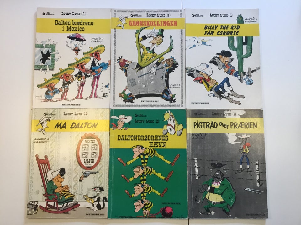 Lucky Luke lot, Tegneserie