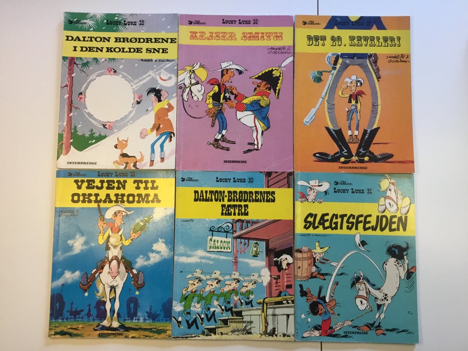 Lucky Luke lot, Tegneserie