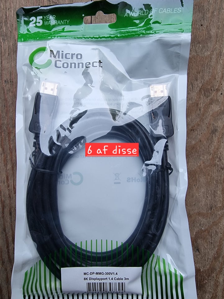 DisplayPort Microconnect 3 m