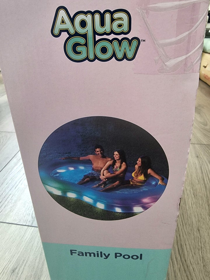 Badebassin Pool med LED LYSSHOW -