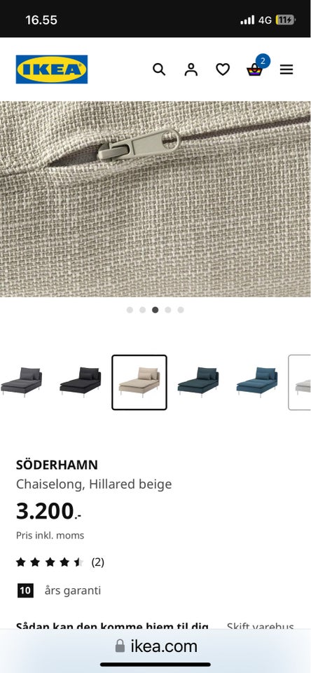 Tilbehør til sofa stof Ikea