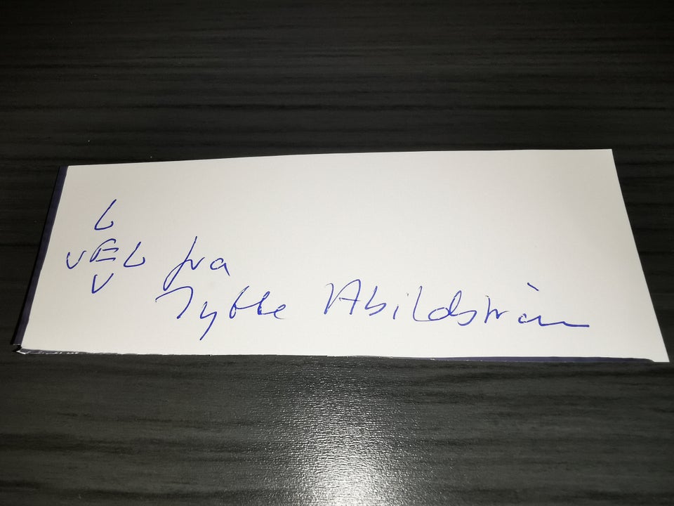 Autografer, Jytte abildstrøm