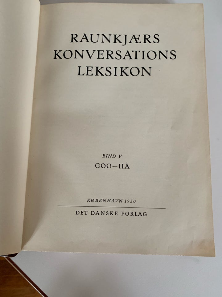 Raunkjærs konversations