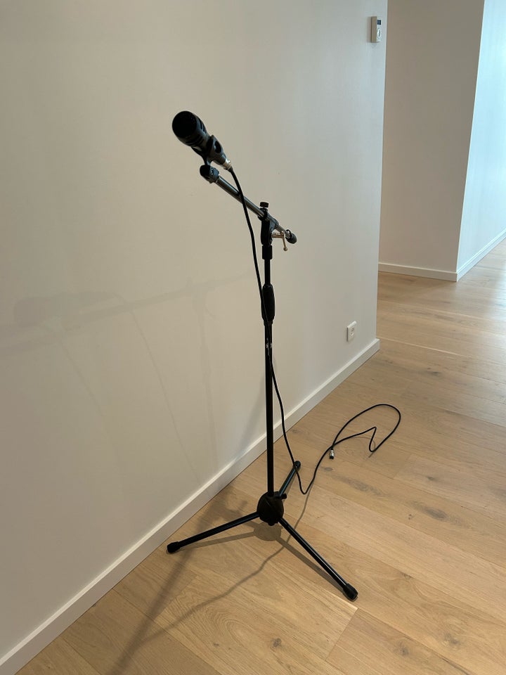 Microphone inkl. stativ til