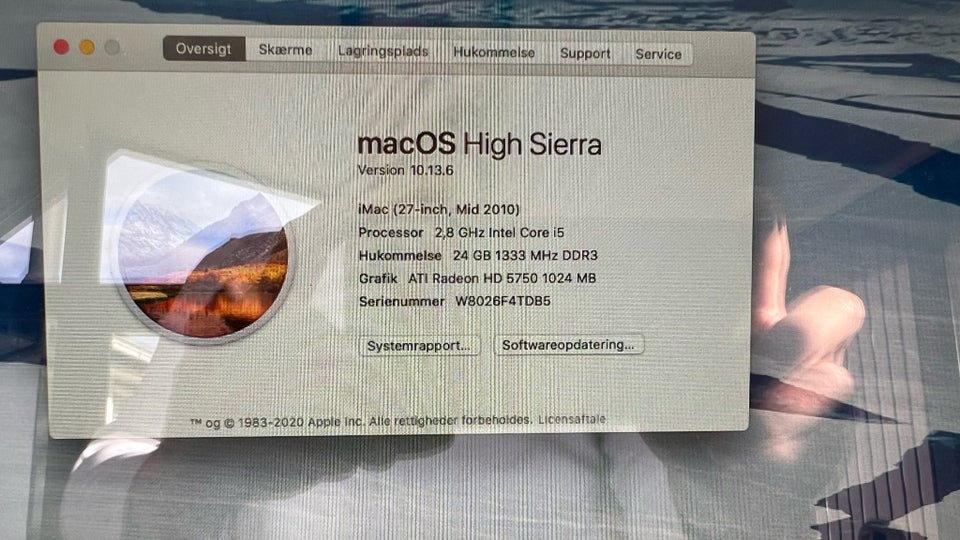 iMac, 27" iMac 2010, i5@ 2,8MHz GHz