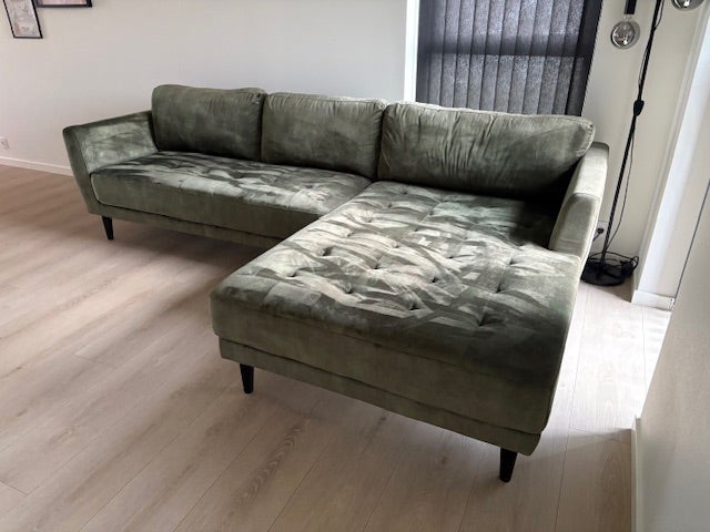 Sofa, velour, 5 pers.