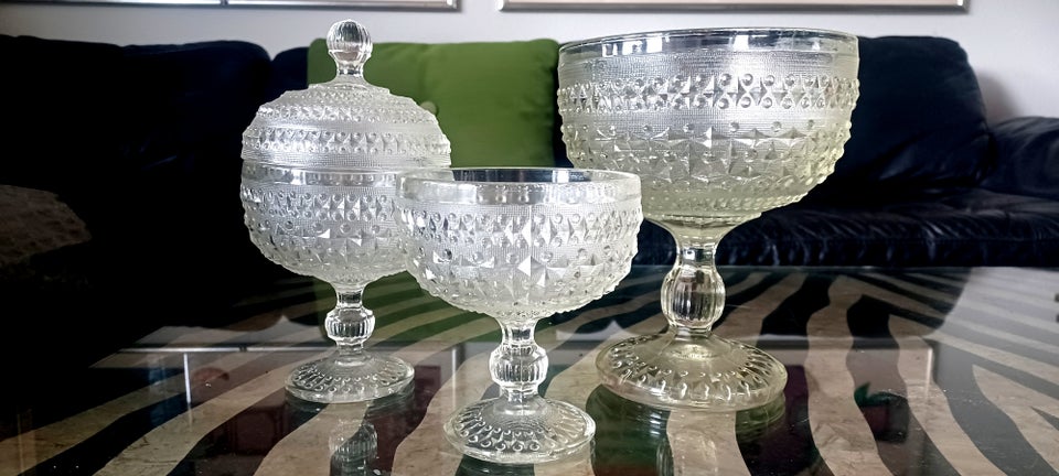 Glas Lot polsk vintage glas