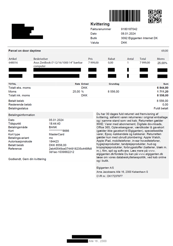 Asus zenbook, 12th gen intel(R)