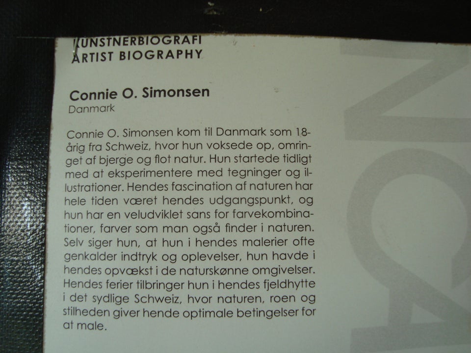 Akrylmaleri, Connie O. Simonsen,