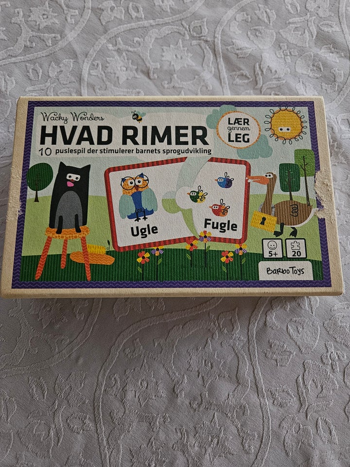 Hvad rimer, huskespil