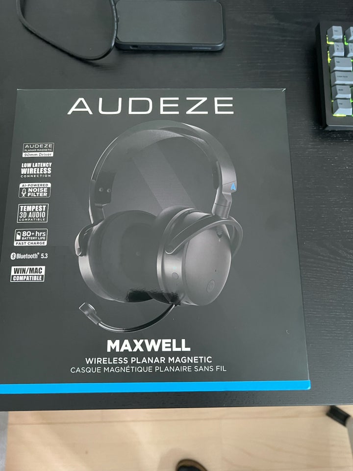 headset hovedtelefoner, Audeze,