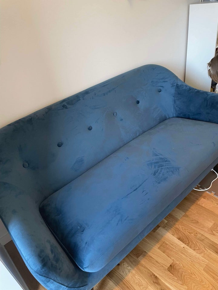 Sofa, velour, 3 pers.