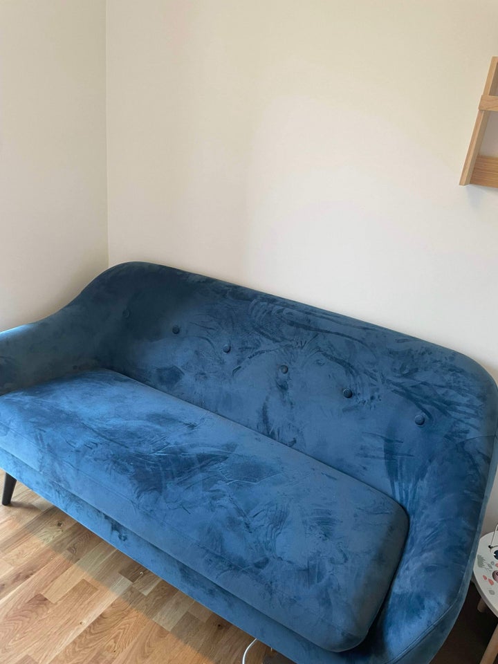 Sofa, velour, 3 pers.