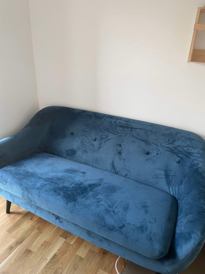 Sofa, velour, 3 pers.