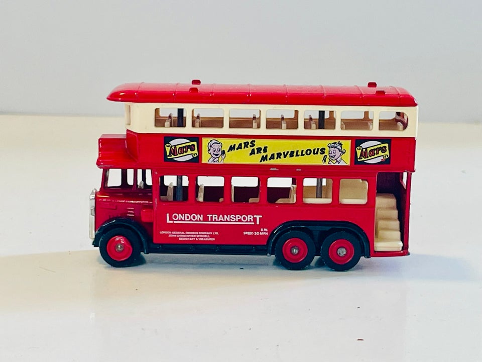 Modelbil Lledo Mars Bar Promo Bus