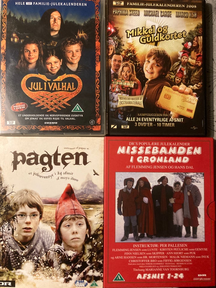 Julekalender, instruktør Div, DVD