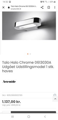 Artemide Talo væglampe