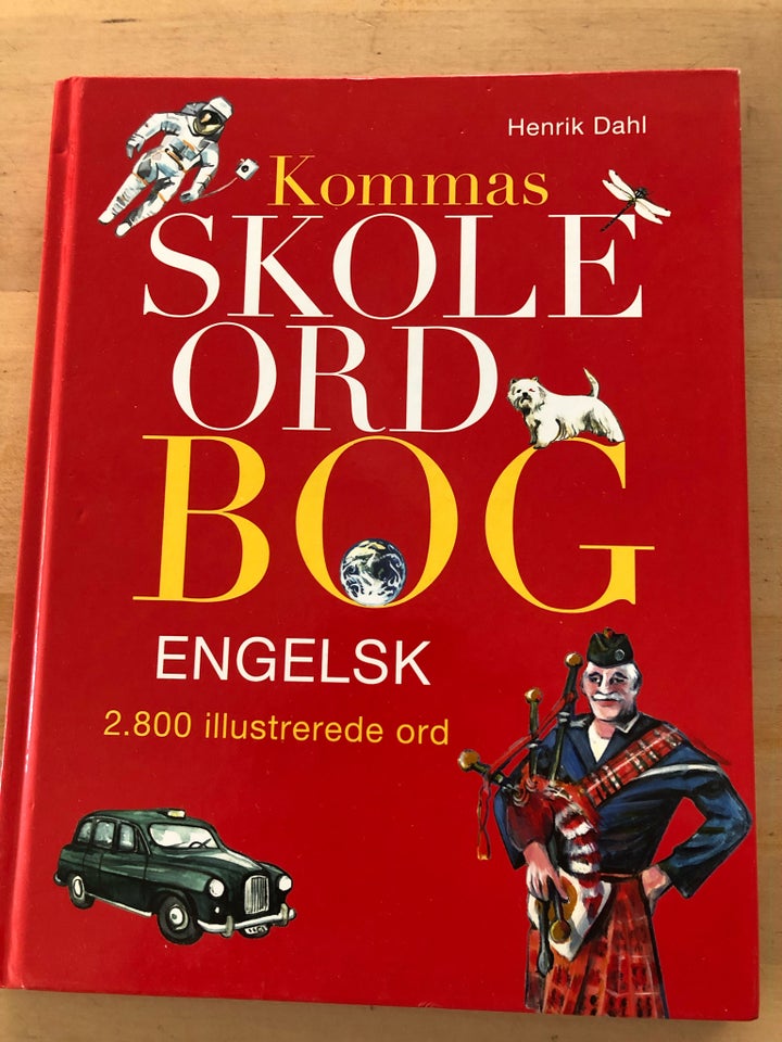 Kommas skoleordbog engelsk,