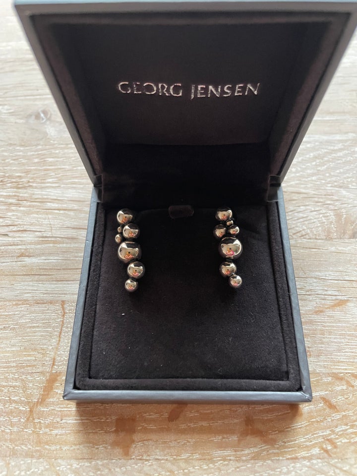 Øreringe, sølv, Georg Jensen