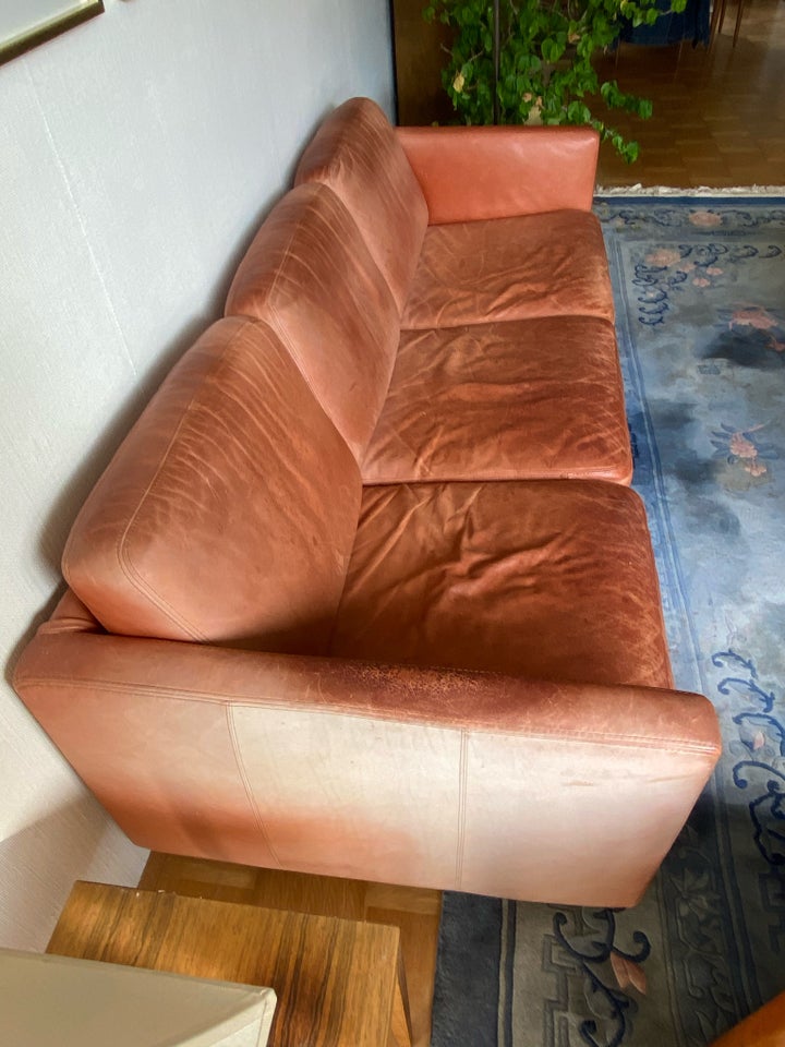 Sofa, læder, Dux Johan