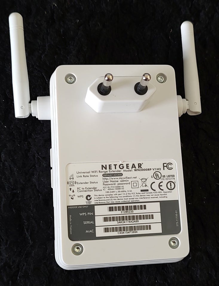 Access point, Netgear WN3000RP