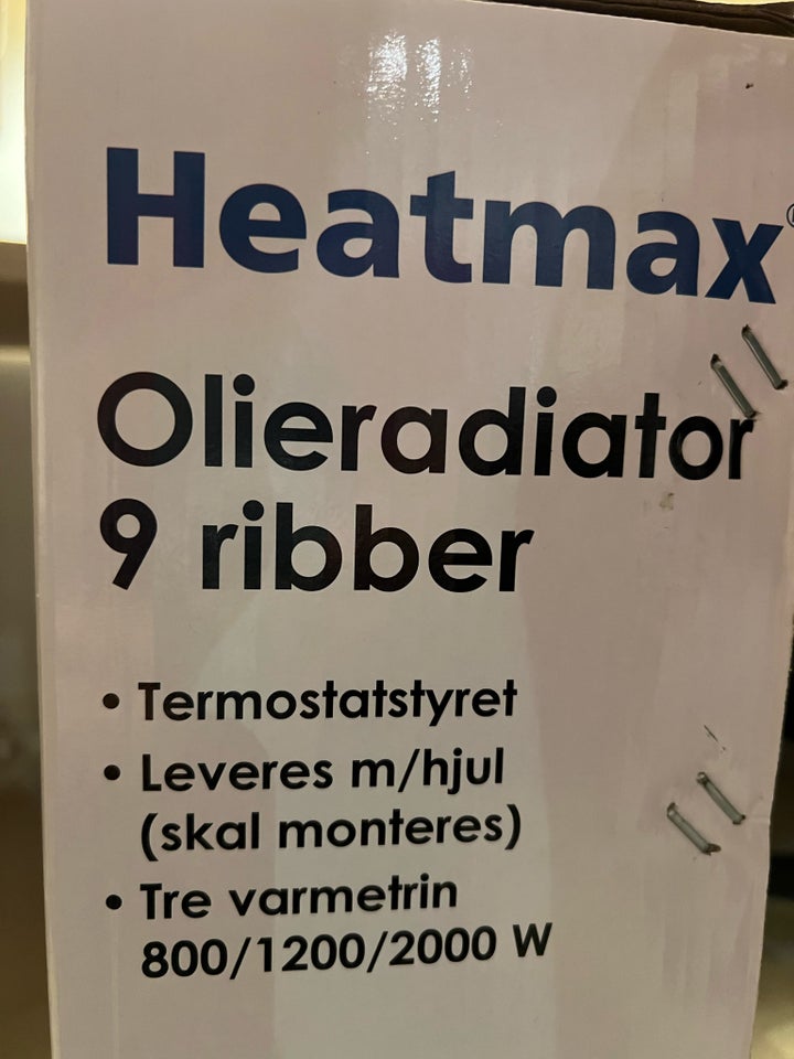 Olieradiator, Heat Max