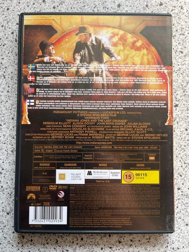 Indiana Jones 3 (The Last Crusade)