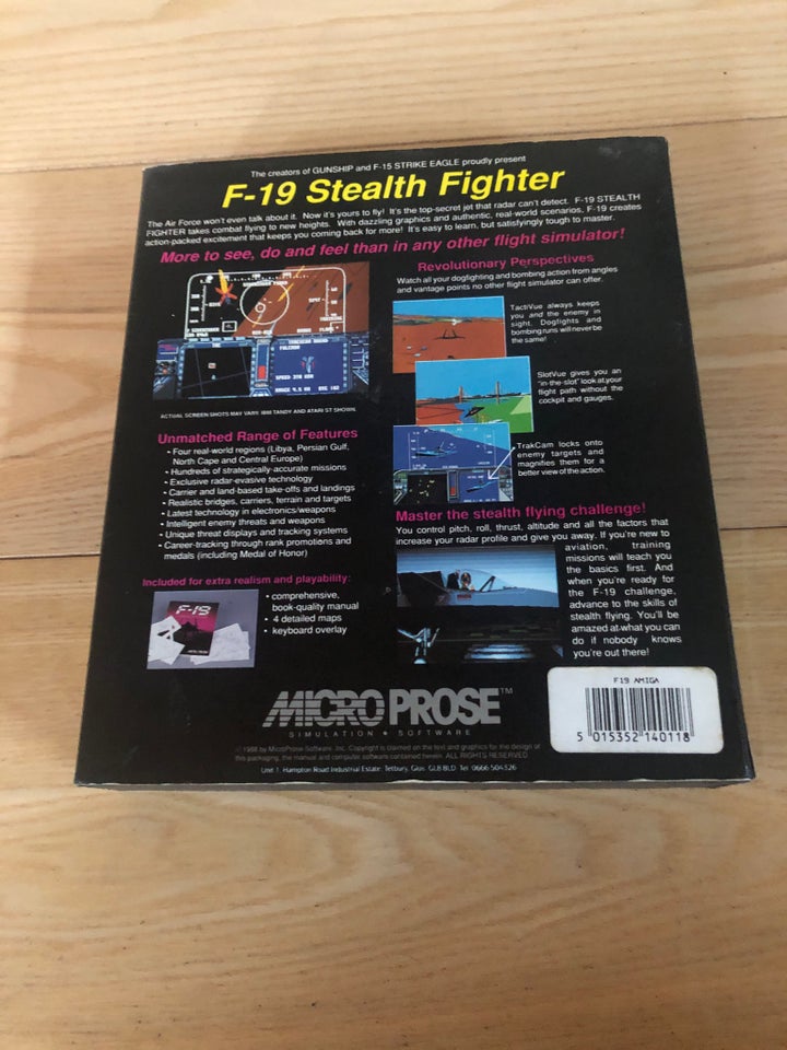 F-19 STEALTH FIGHTER, Amiga