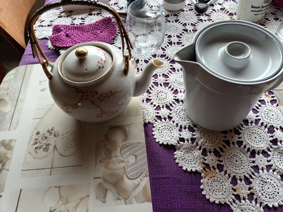 Porcelæn Tepotte kaffekande