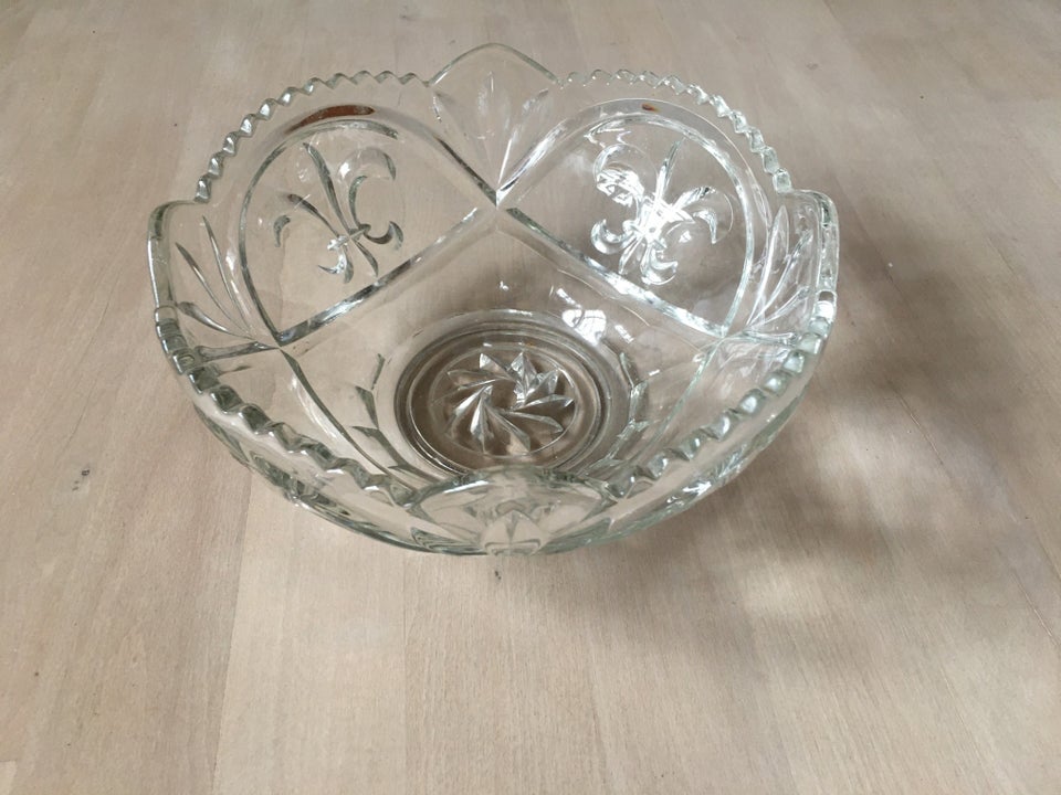 Glas, Vintage krystalskål, Ved