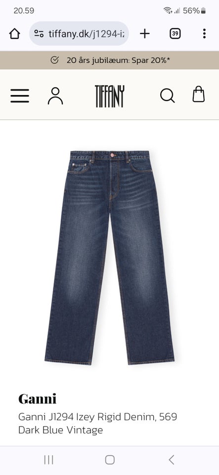 Jeans, Ganni, str. 38