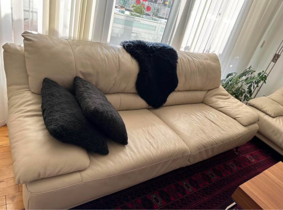 Sofa, læder, Idemøbler