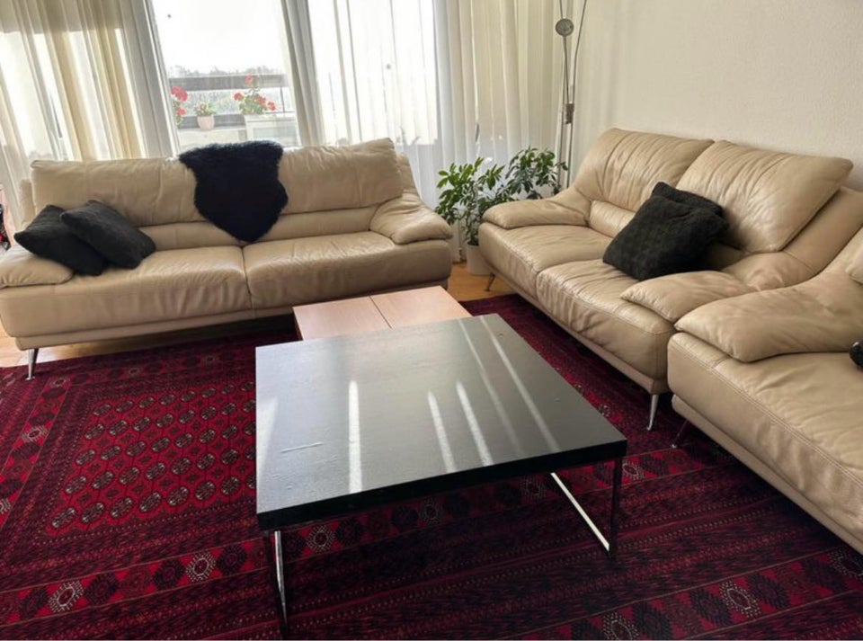 Sofa, læder, Idemøbler