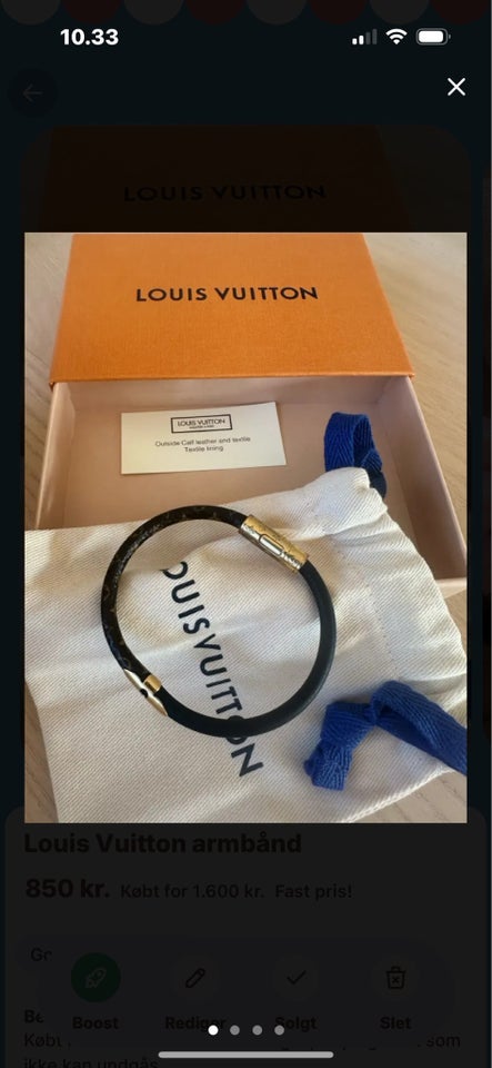 Armbånd, forgyldt, Louis Vuitton