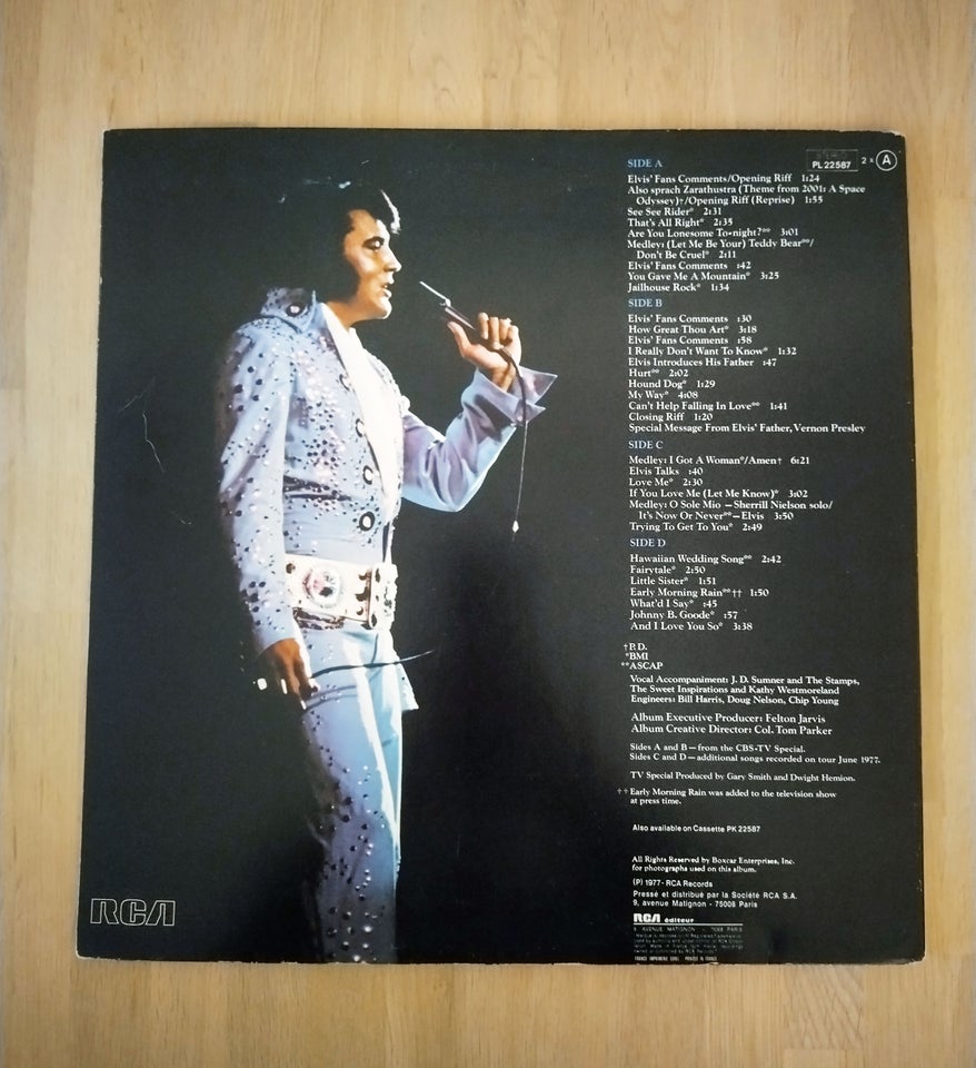 LP, Elvis, Elvis in Concert