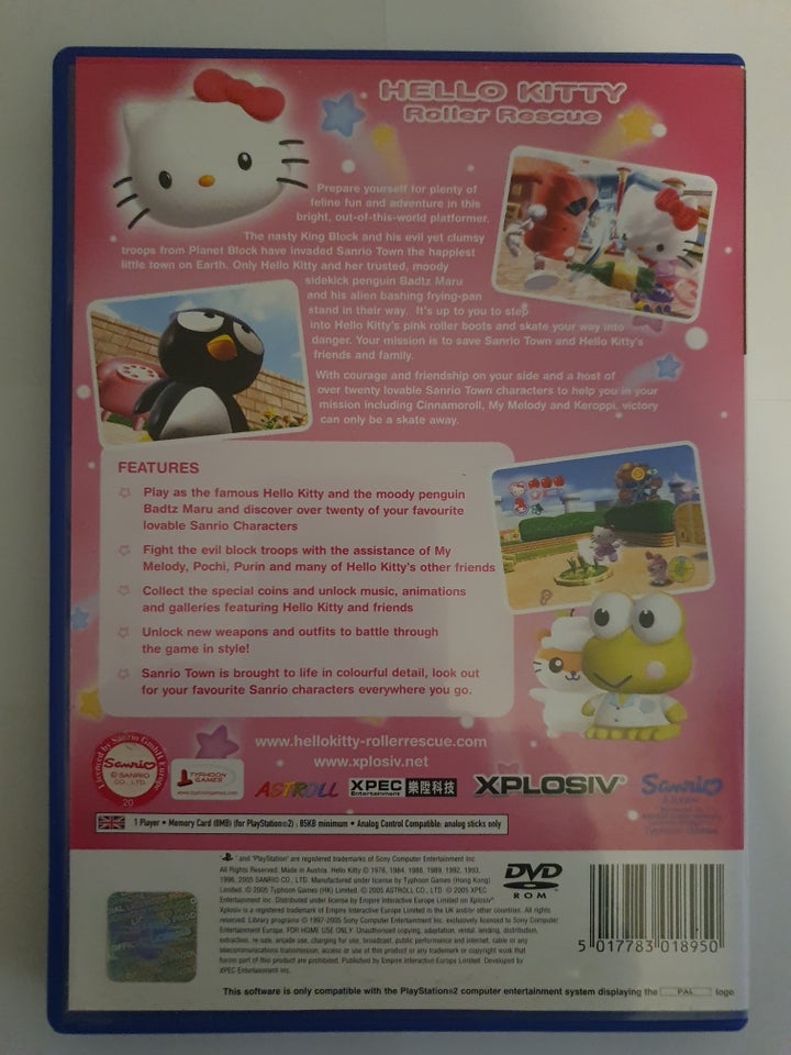 Hello Kitty Roller Rescue PS2