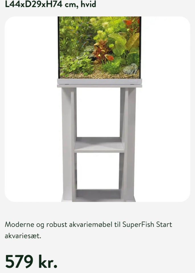 Akvarium, 40 liter