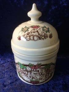 Porcelæn MARMELADE KRUKKE