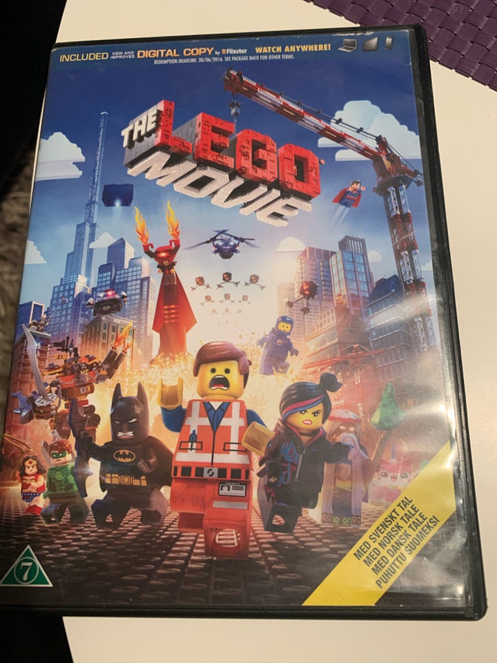 Lego movie, DVD, familiefilm