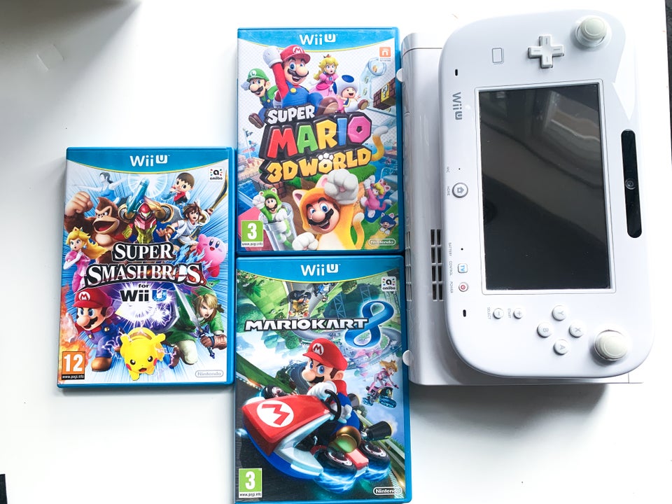 Nintendo Wii U, 8 GB - Hvid