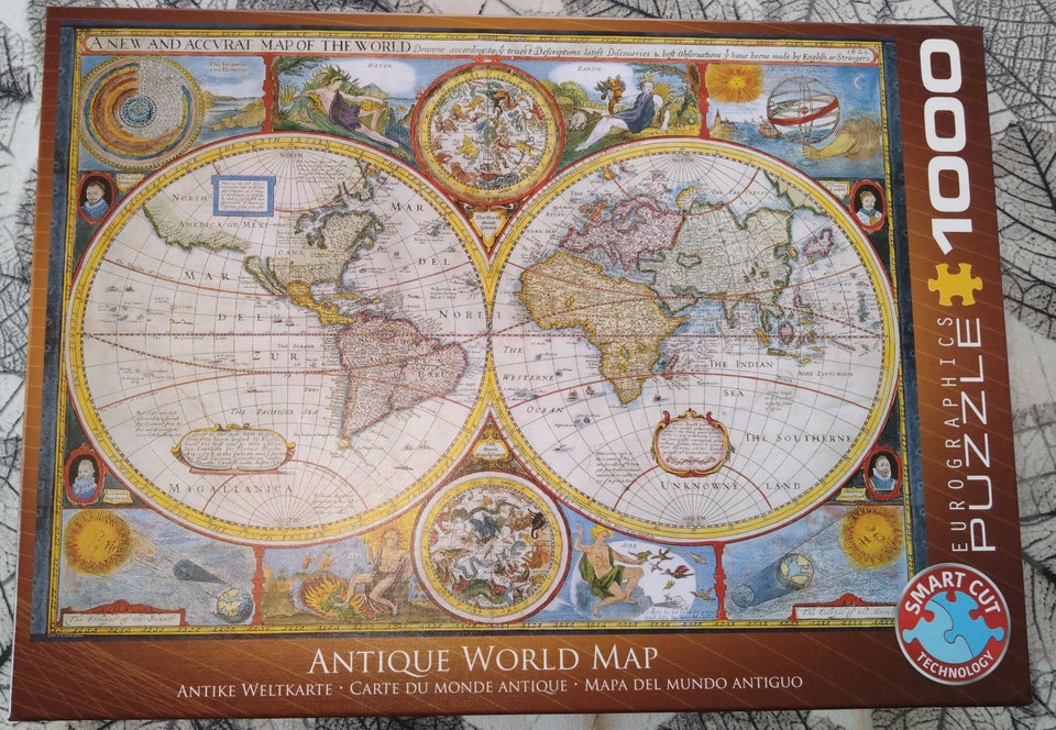 Antique World Map, puslespil