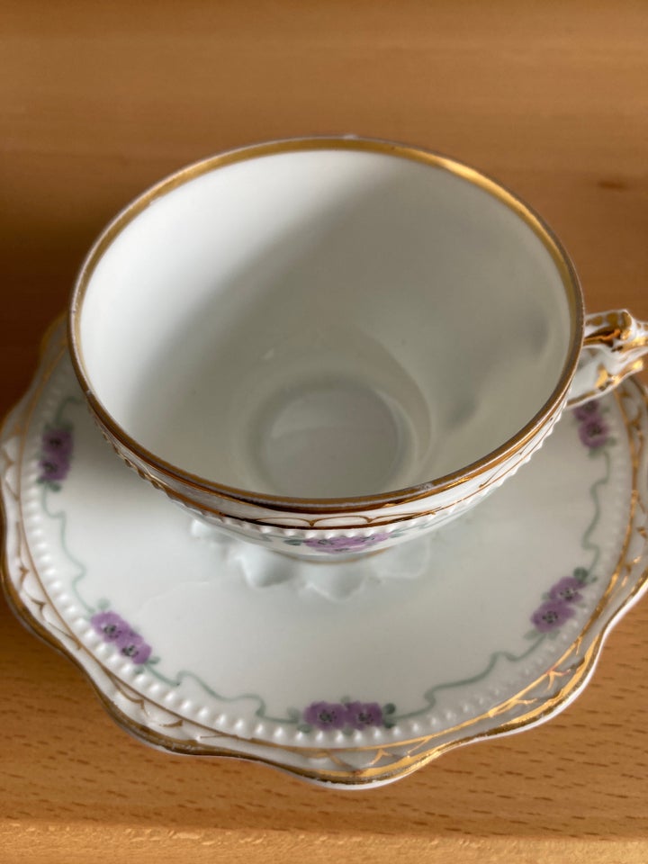 Porcelæn, Kaffekop med underkop,