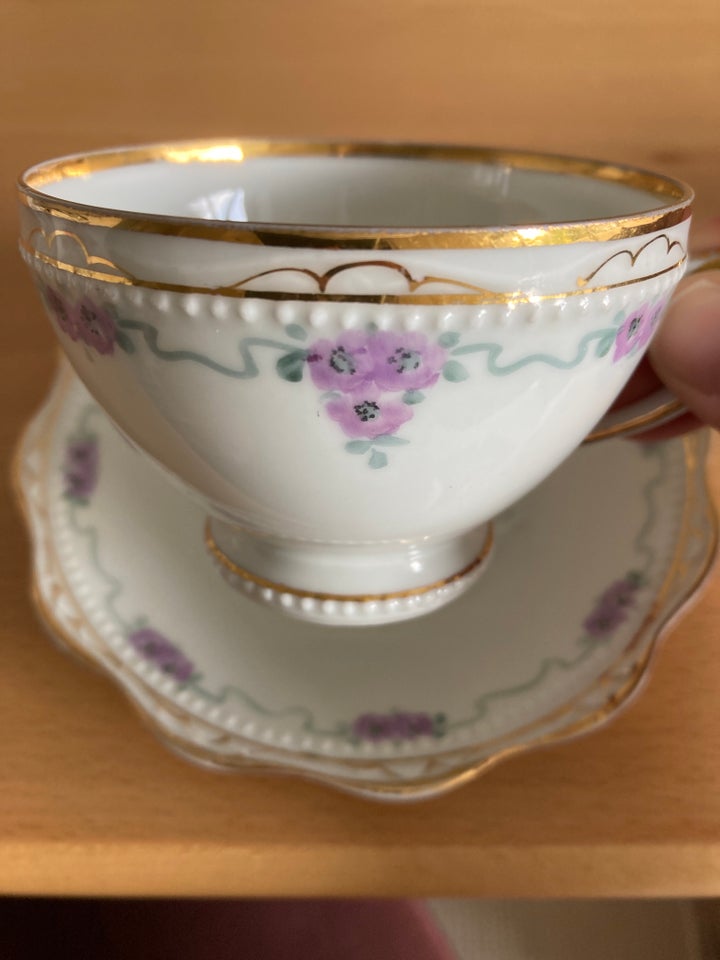 Porcelæn, Kaffekop med underkop,