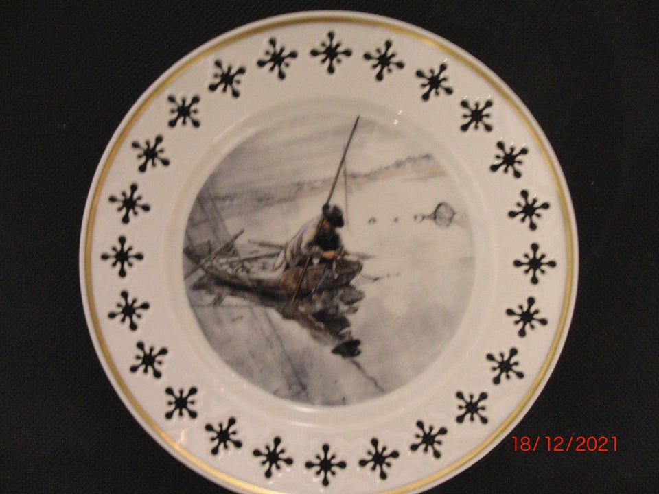 Porcelæn Platter B  G + Norsk